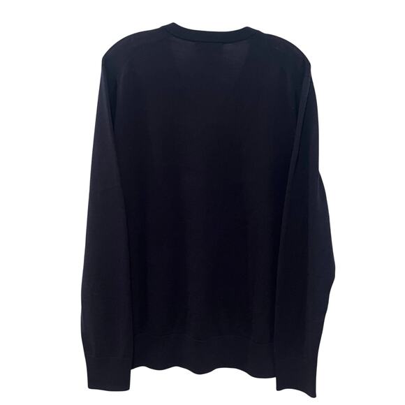 Brooks Brothers Ultimate Merino Wool Knit Pullover Sweater Mens L Navy NWT - Picture 3 of 6